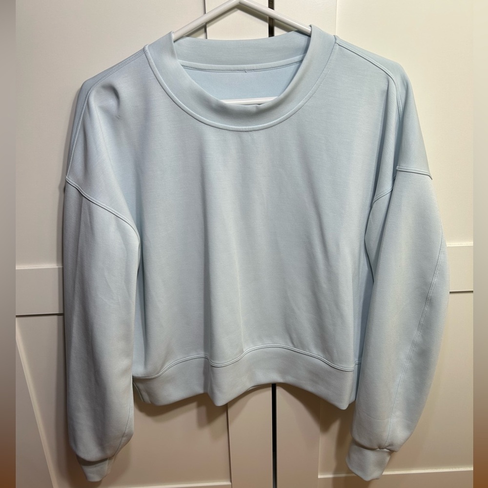 Lululemon Softstreme Perfectly Oversized Cropped Crew size 6 - Picture 5 of 6